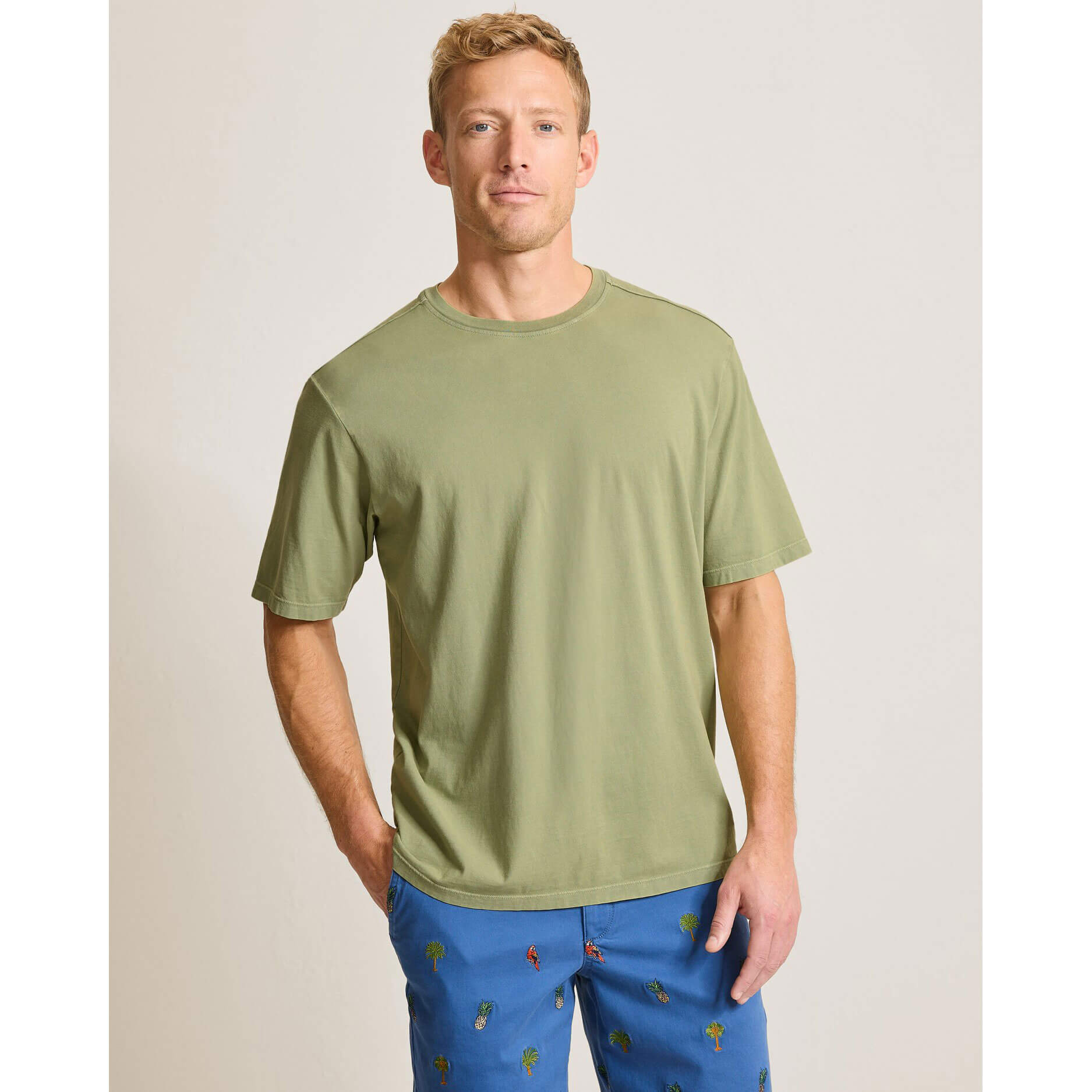 TOMMY BAHAMA MENS Tommy Bahama Men's Kauai Keys T Shirt   Sea Pine