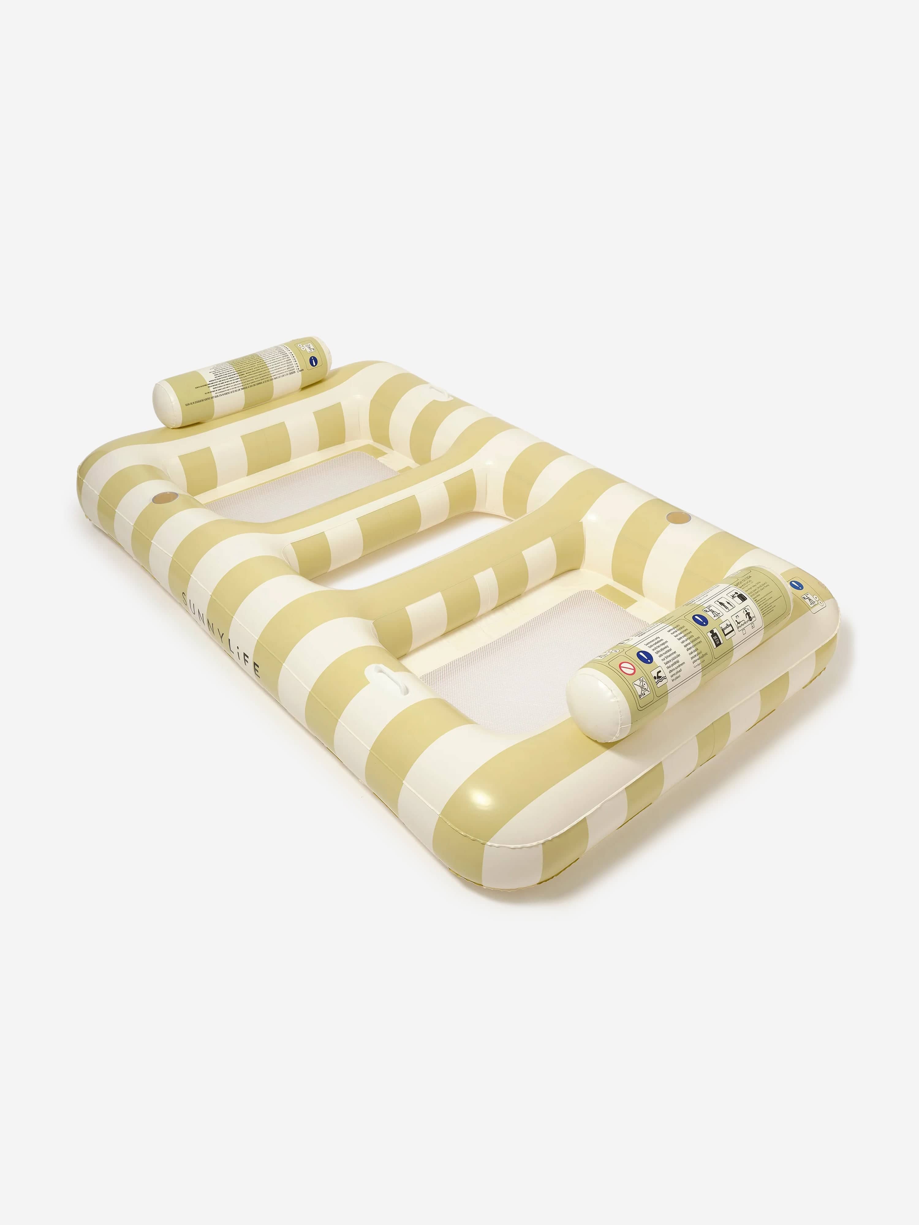SUNNYLIFE Kids Striped Twin Hammock Casa in Beige (220cm)