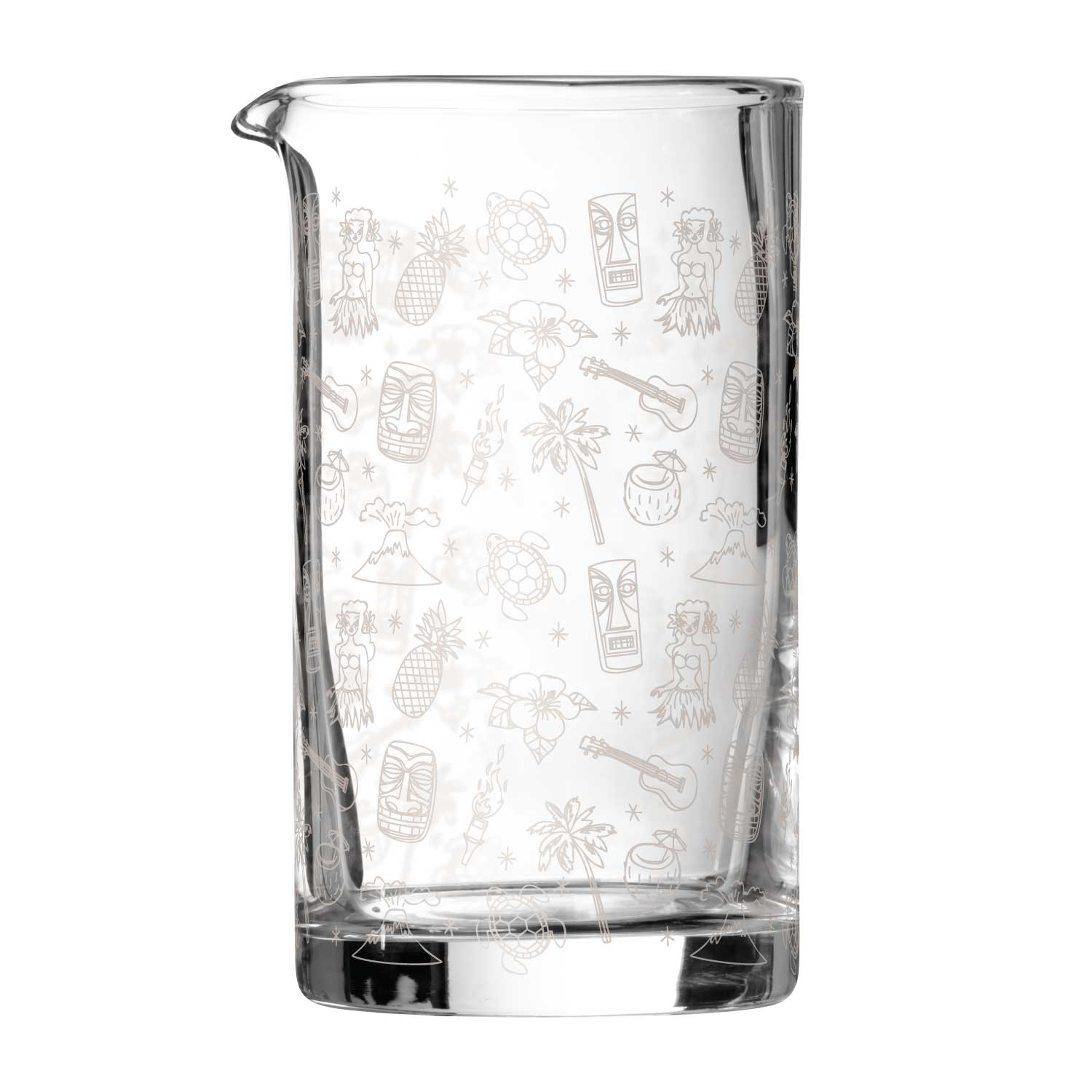URBAN BAR USA Tiki Cocktail Mixing Jug Glass 80cl