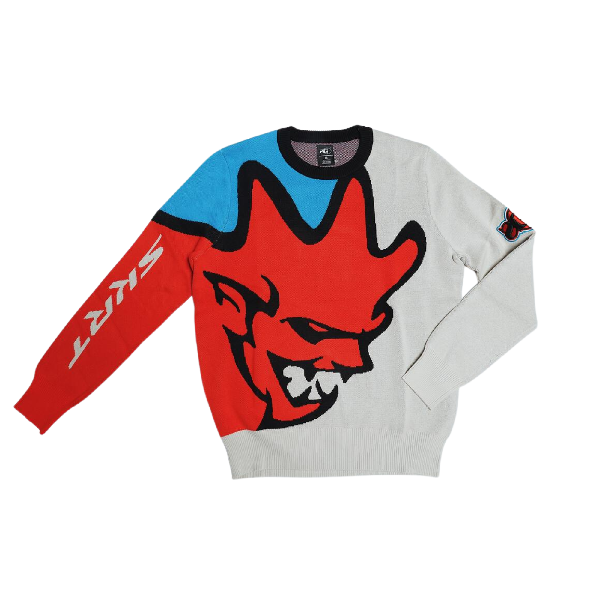 SNIPER GANG APPAREL Sniper Gang SKRT Intarsia Sweater (Red)