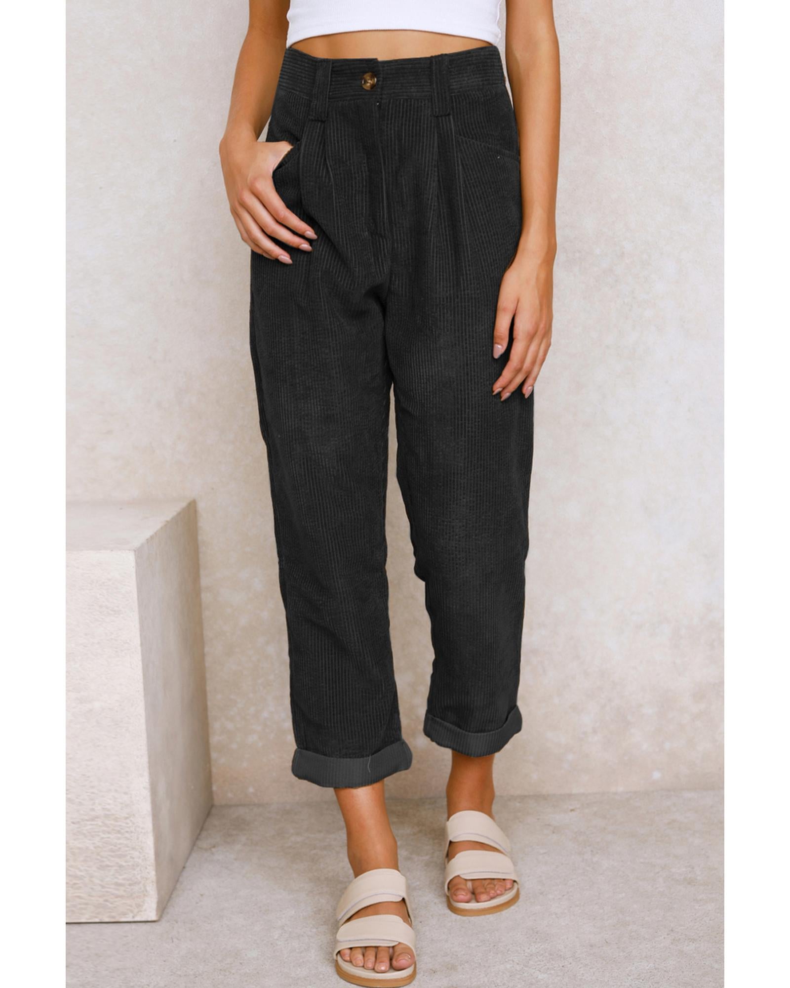 BRIGHTSHOP Azura Exchange High Waist Straight Leg Pants   16 US
