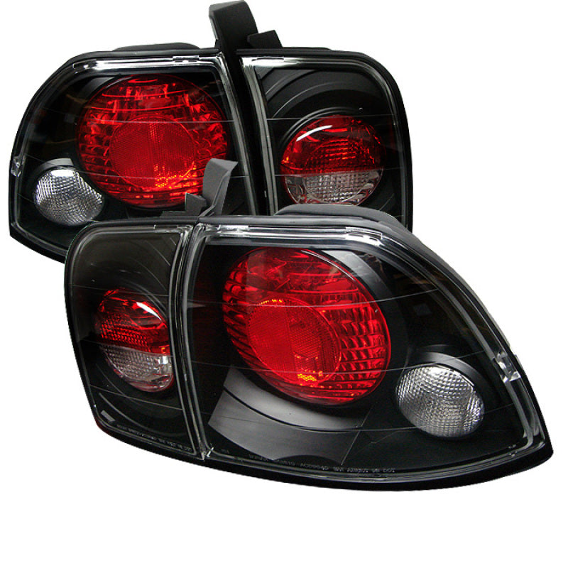 Spyder Honda Accord 96 97 Euro Style Tail Lights Black ALT YD HA96 BK