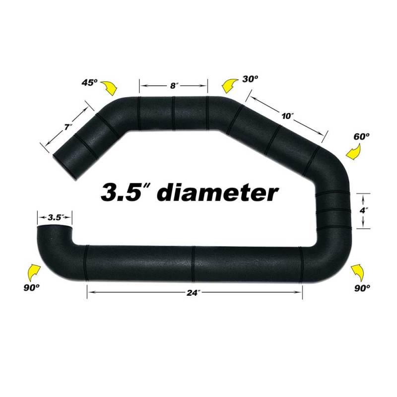 Airaid U Build It   3.5in Intake Tube