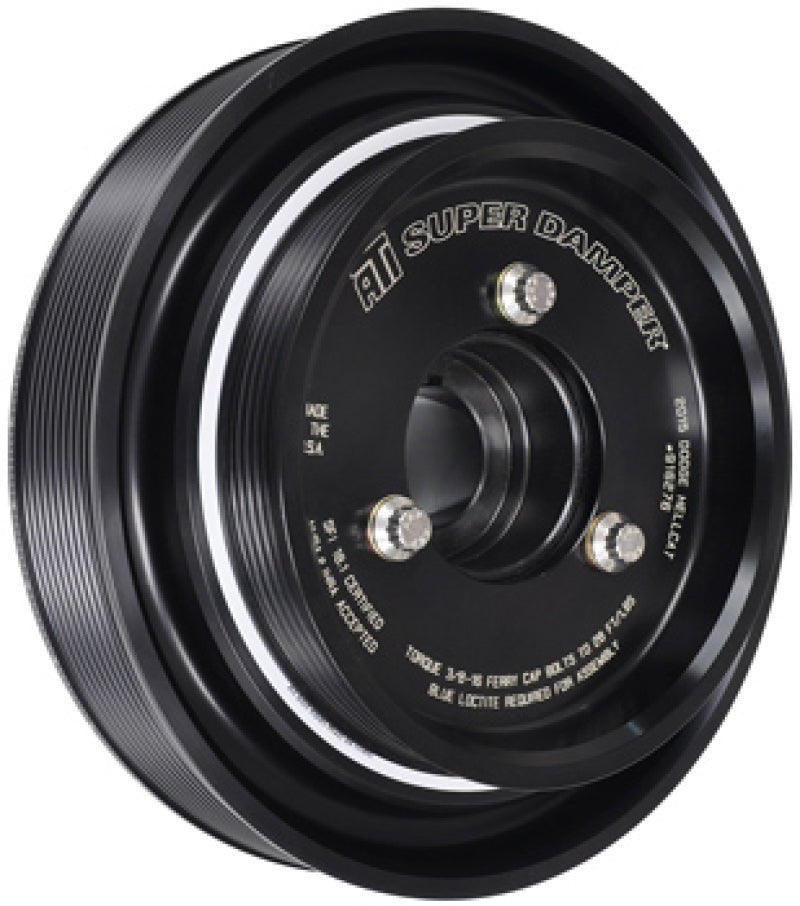 ATI Damper   8.184in   Alum   6/10 Grv   2015+ Dodge Hellcat   6.2L   OEM Drive Sizes   3 Ring