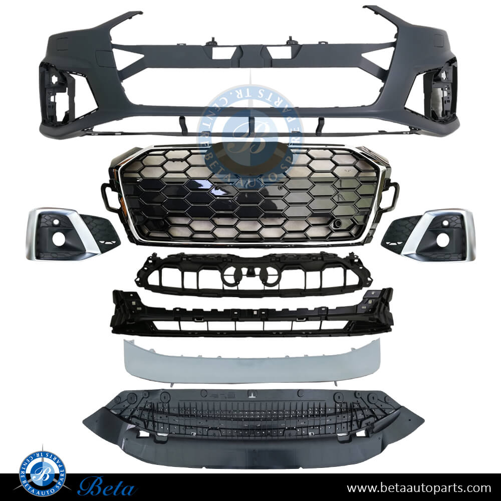 BETAAUTOPARTS Audi A5 S Line (2020 Up), Front Bumper with PDC / Park Assist / Washer, China, 8W6807065AE