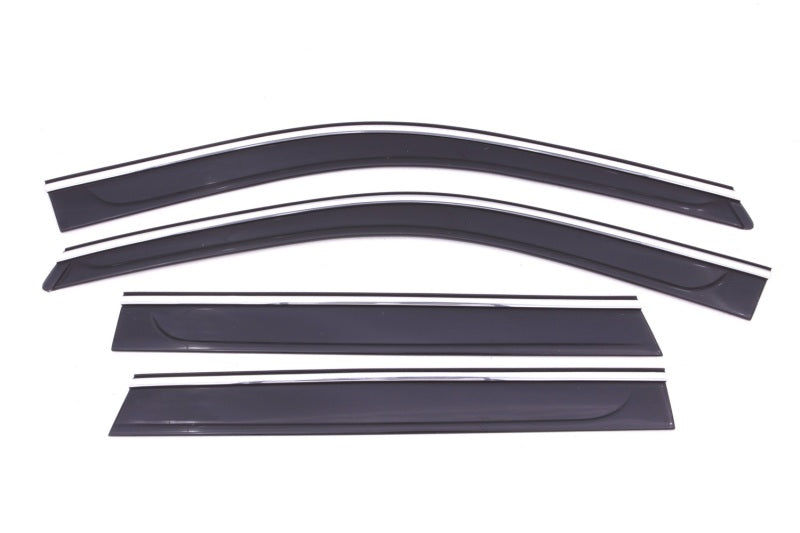 AVS 11 21 Jeep Grand Cherokee Ventvisor Low Profile Deflectors 4pc   Smoke w/Chrome Trim