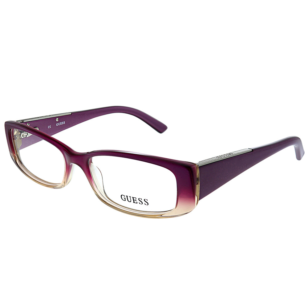 2103 Guess GU 2385 PUR 52mm Unisex Rectangle Eyeglasses 52mm