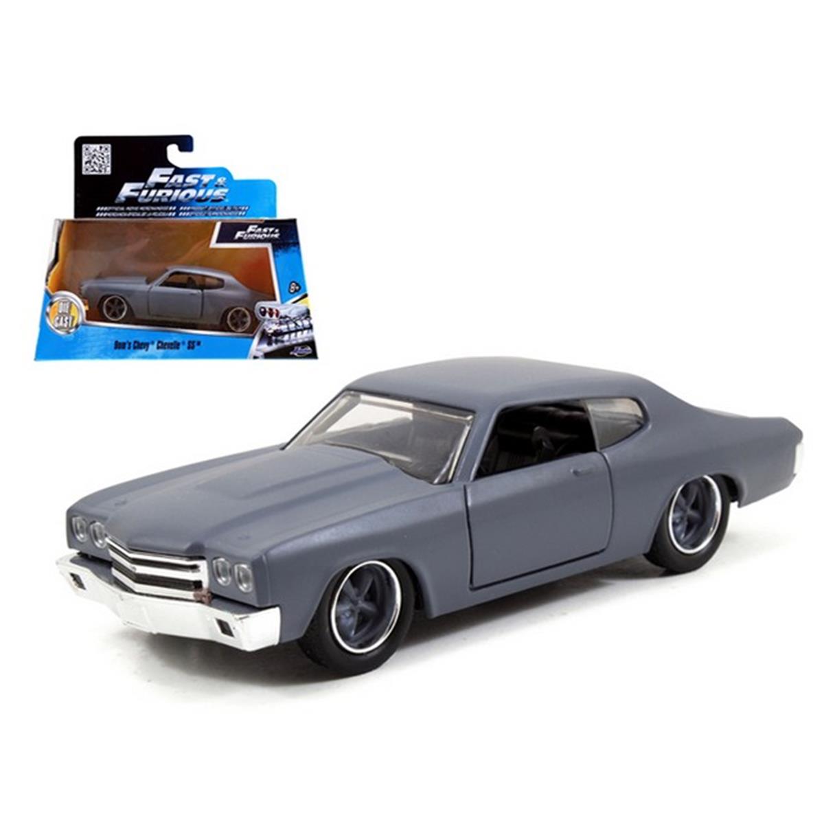 2297 Jada Doms Chevrolet Chevelle SS Primer Grey Fast & Furious Movie 1 32 Diecast Model Car