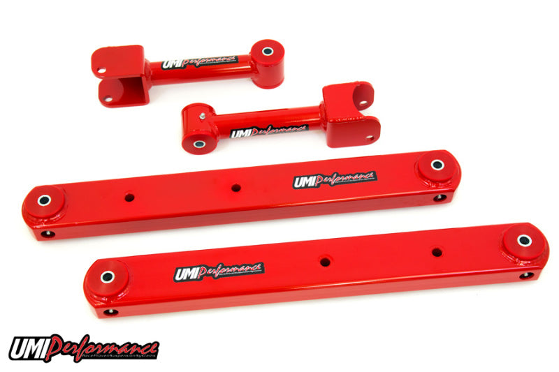 UMI Performance 78 88 GM G Body Rear Control Arm Kit Fully Boxed Lowers