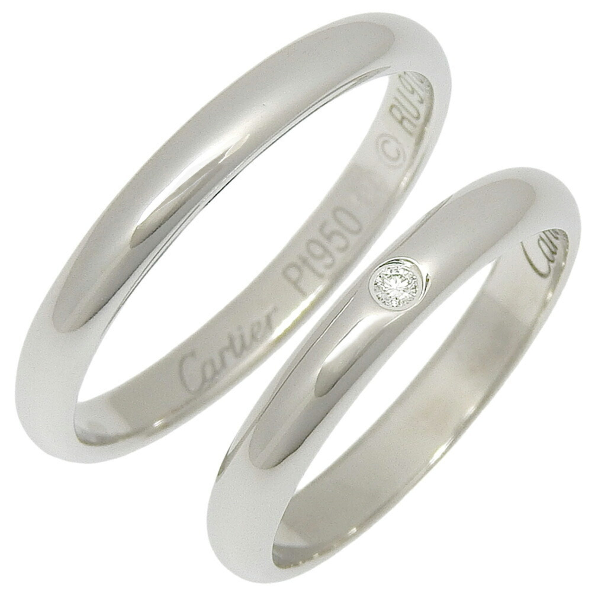 2275 Cartier Platinum 950 Wedding Ring (Pre Owned)