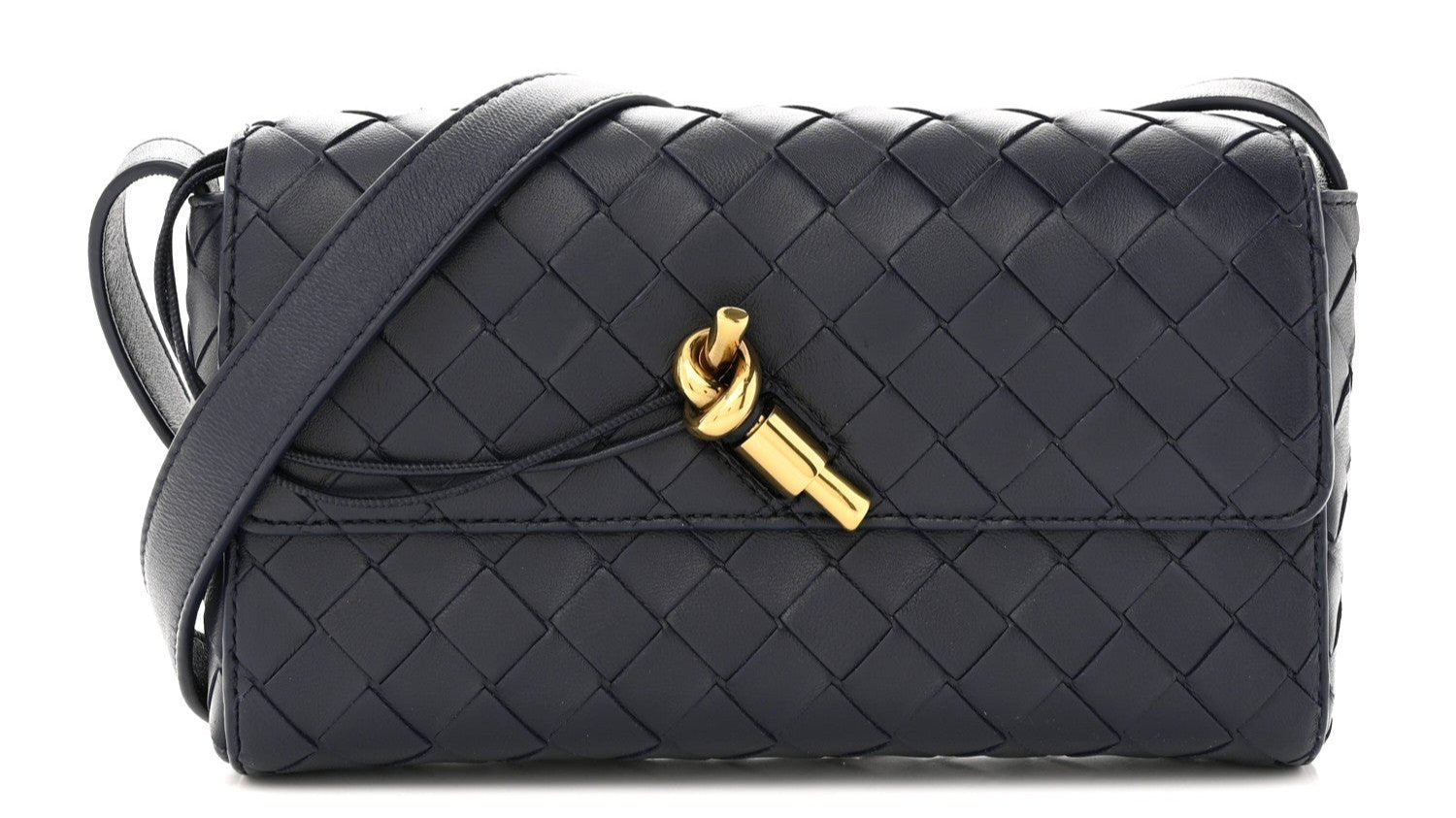 MARIA AND CO. Bottega Veneta Mini Andiamo Crossbody Bag "Black"