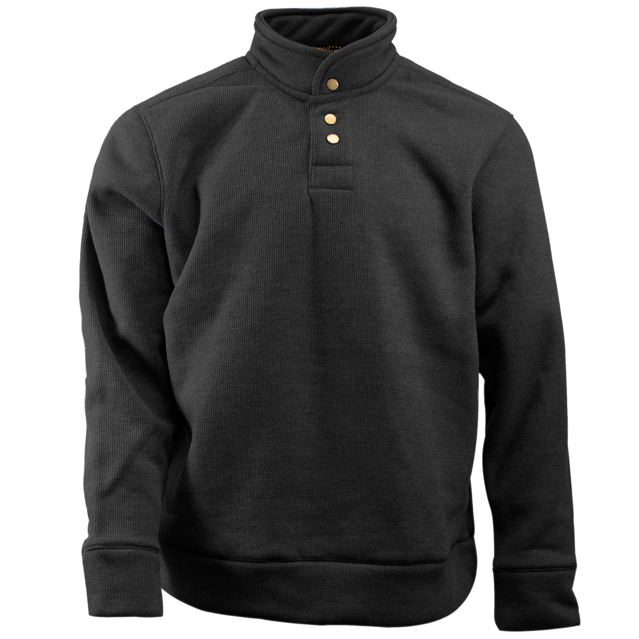 MAXXSEL Men's Fleece Lined Waffle Shirt M8004