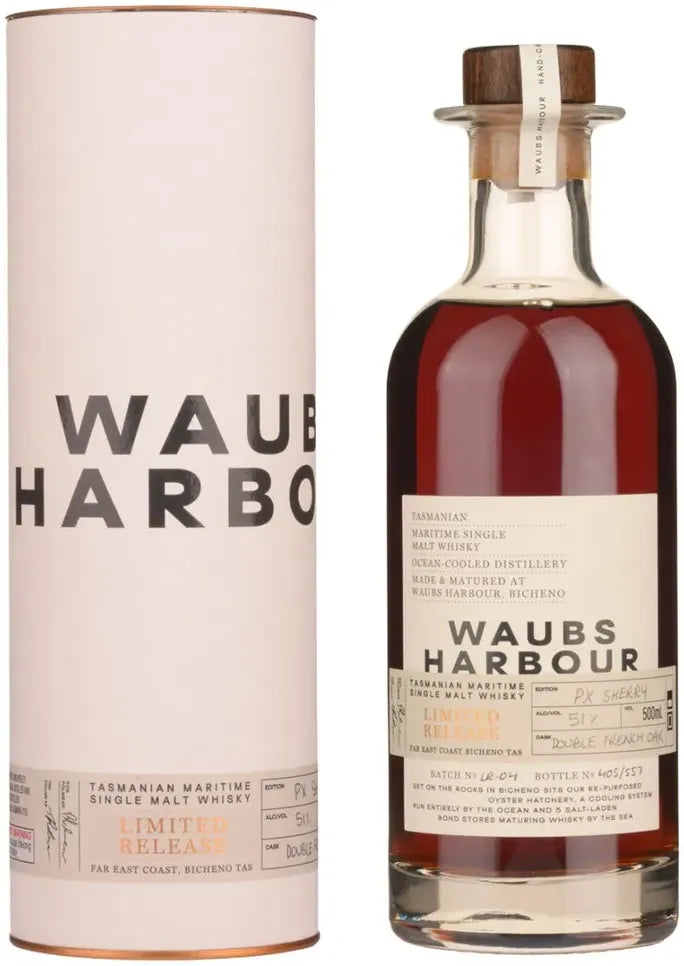 Waubs Harbour PX Sherry Cask Limited Edition Single Malt Whisky 500ml