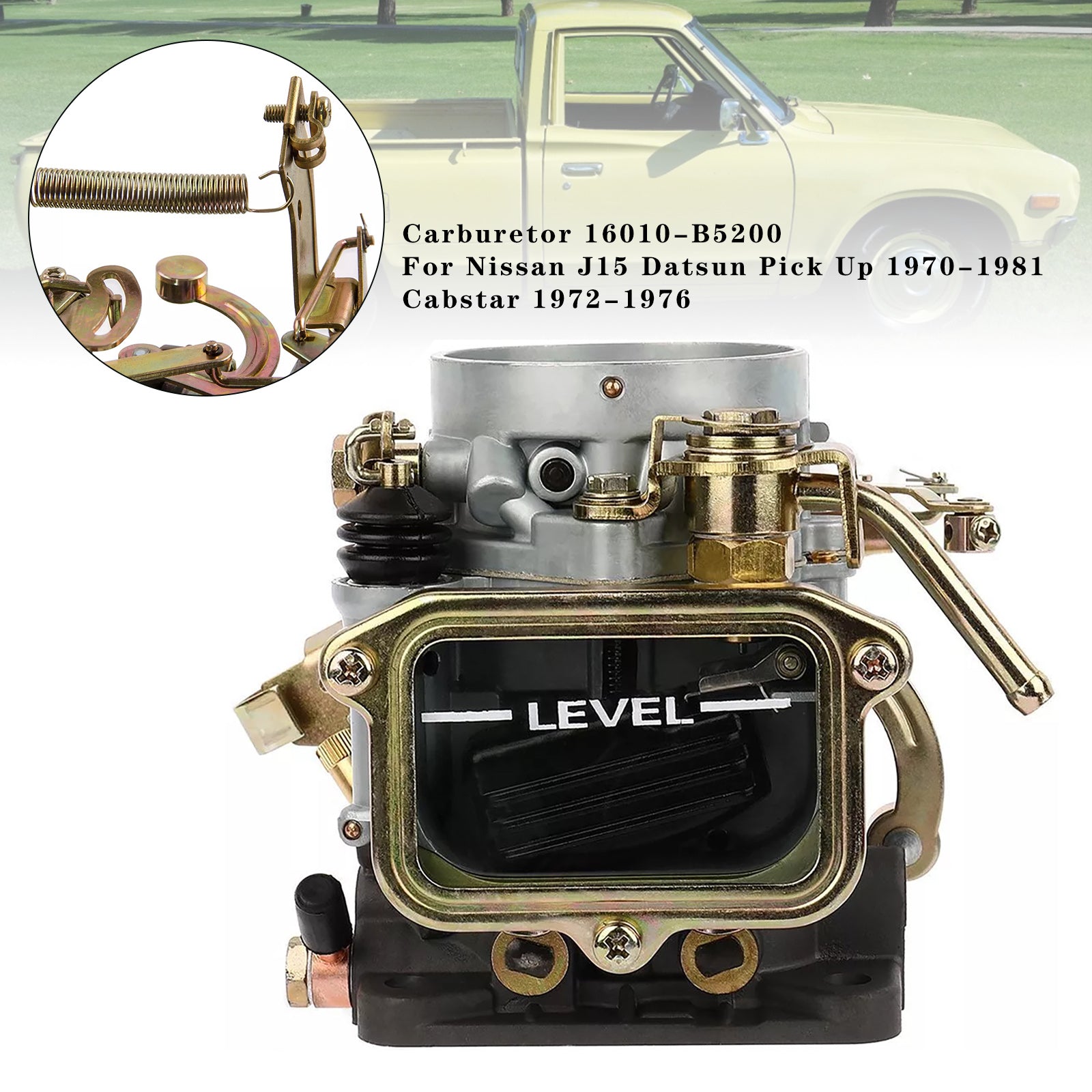 VIPIH Carburetor 16010 B5200 For Nissan J15 Datsun Pick Up 1970 1981 Cabstar 1972 1976