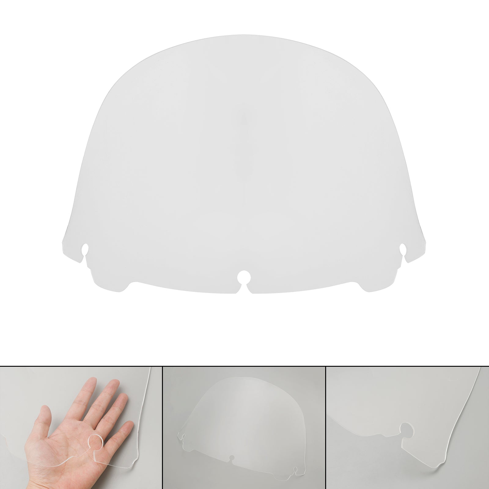VIPIH 13" Windshield WindScreen fit for Electra Glide Street Glide Ultra Classic 2014 