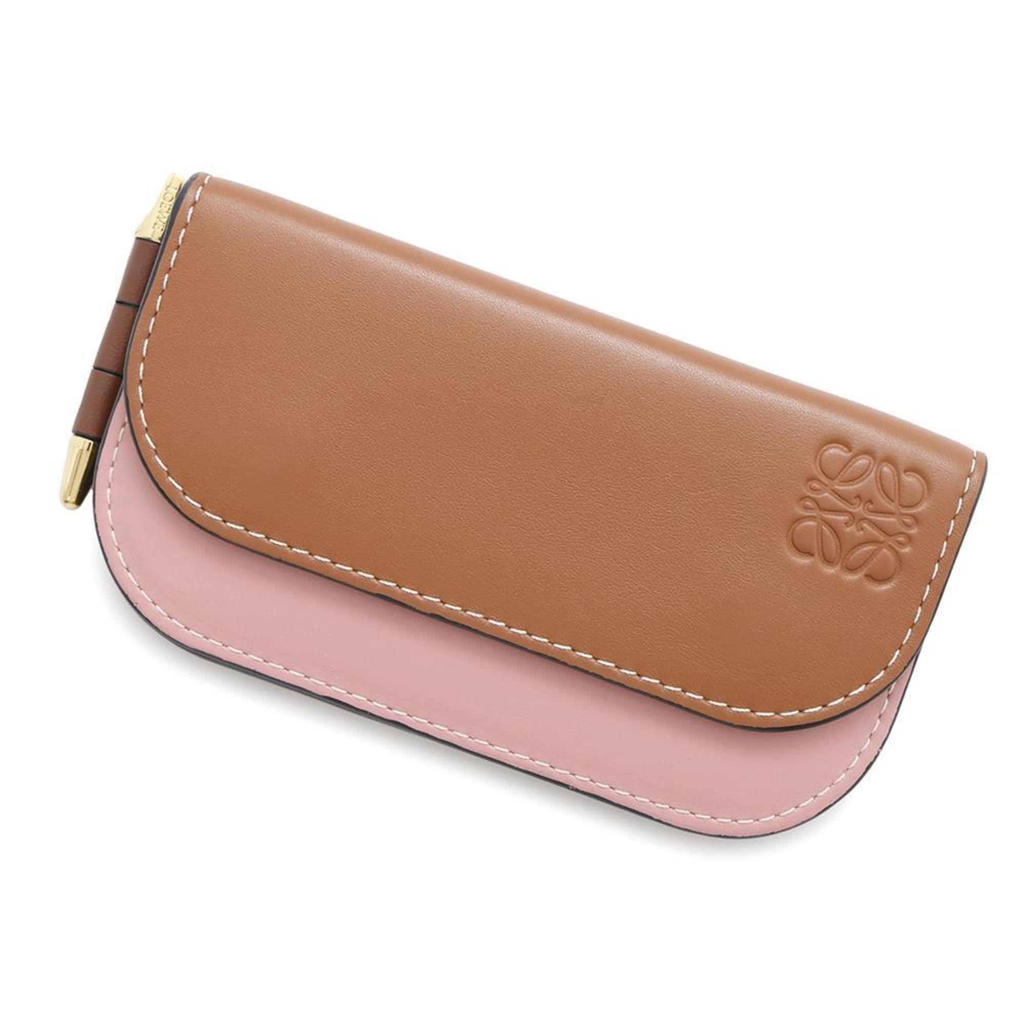 2275 Loewe pink Leather Business Card Case (Pre Owned)
