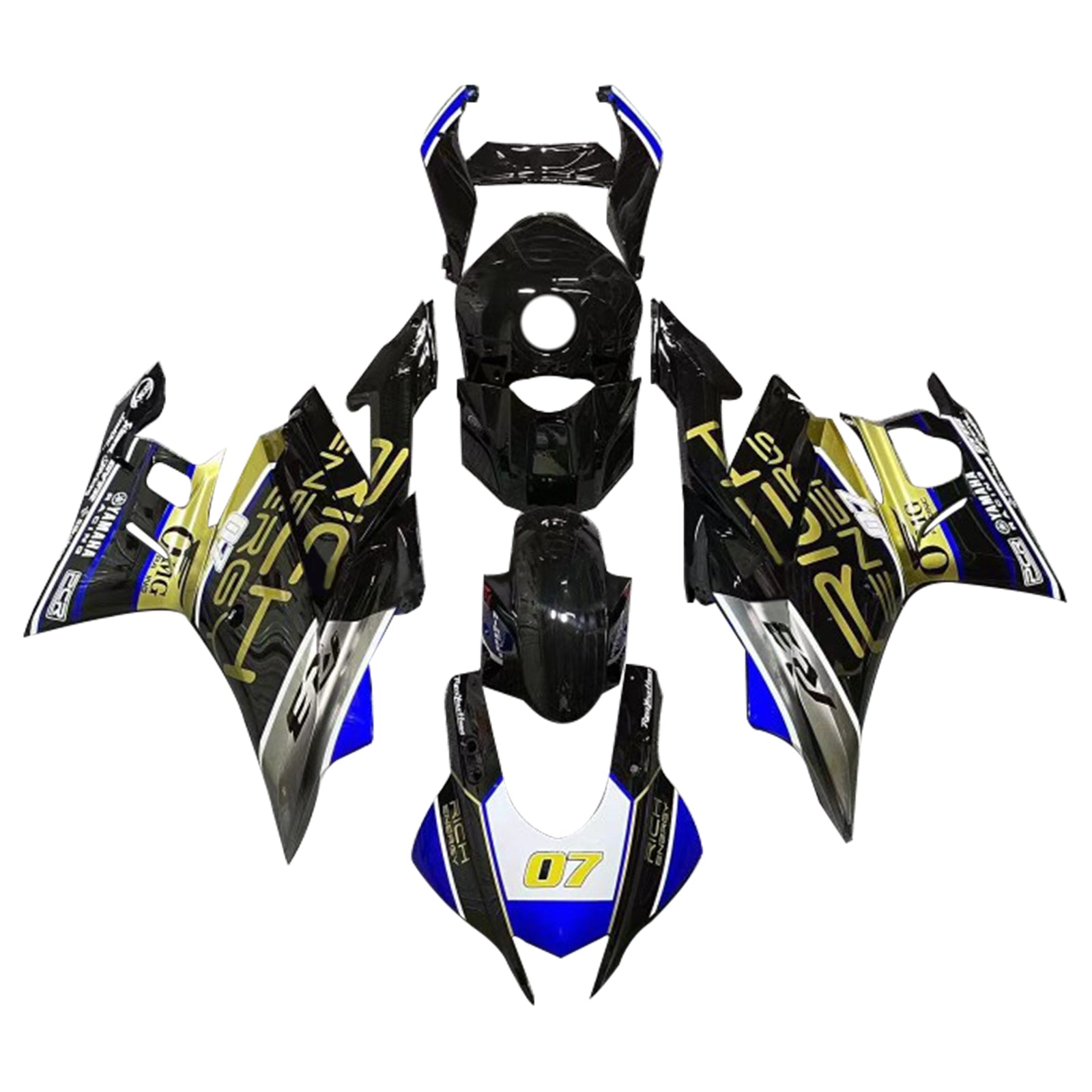 VIPIH Amotopart Yamaha YZF R3 R25 2019 2021 Fairing Kit Bodywork Plastic ABS