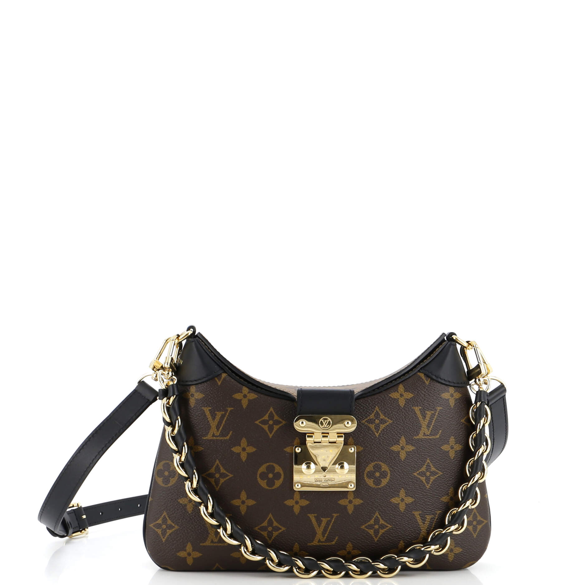 2860 LV Twinny Handbag Monogram Canvas and Reverse Monogram Canvas with Leather