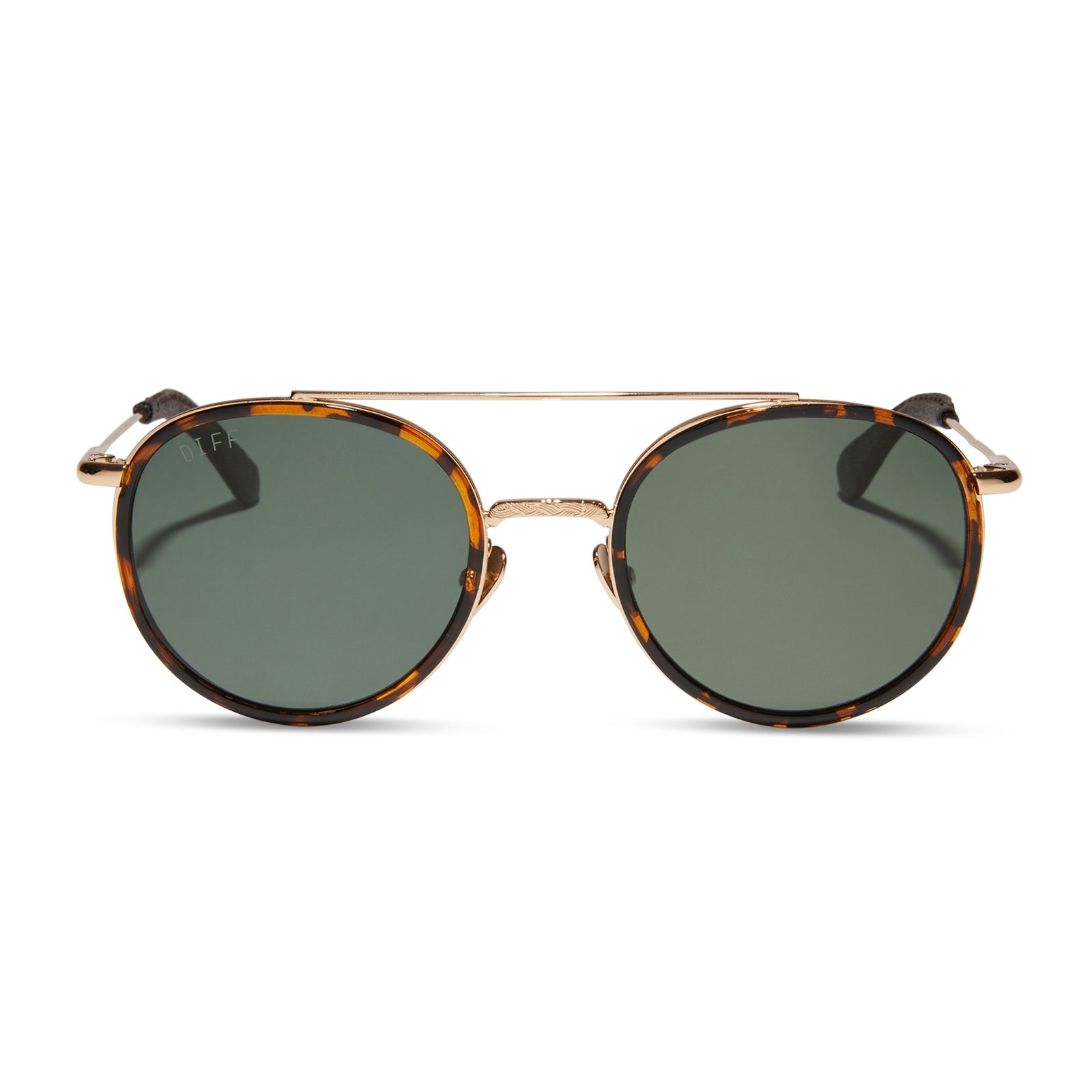 DIFF EYEWEAR BOBA FETT™   MANDALORIAN GOLD + BOUNTY HUNTER GREEN POLARIZED SUNGLASSES