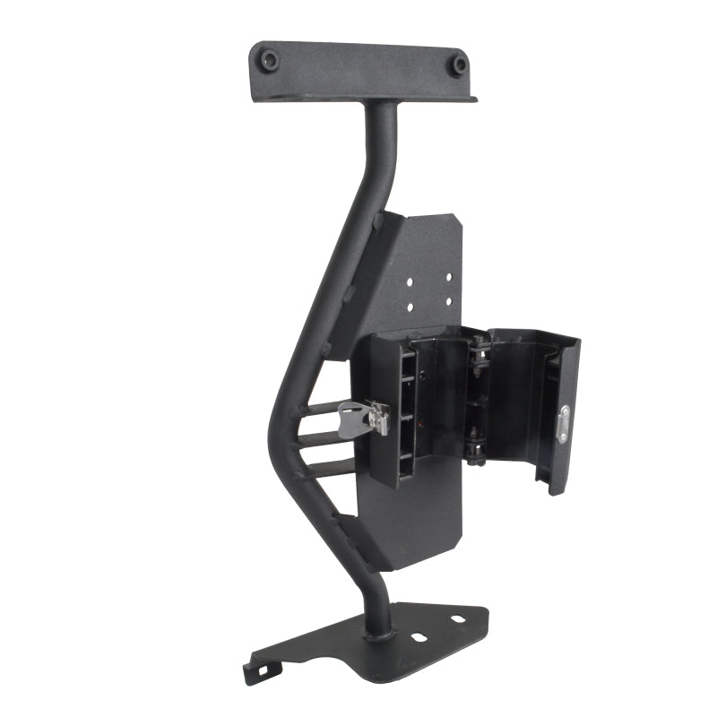 Go Rhino 18 24 Jeep Wrangler JL/JLU/JT Front Fender Jack Mount for Xventure Gear EG Jack   Tex. Blk