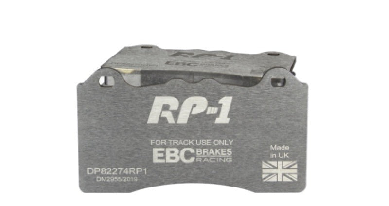 EBC Racing 2021+ BMW M3/M4 / 2023+ BMW M2 (G80/G82/G87) w/Cast Iron Rotor RP 1 Race Front Brake Pads