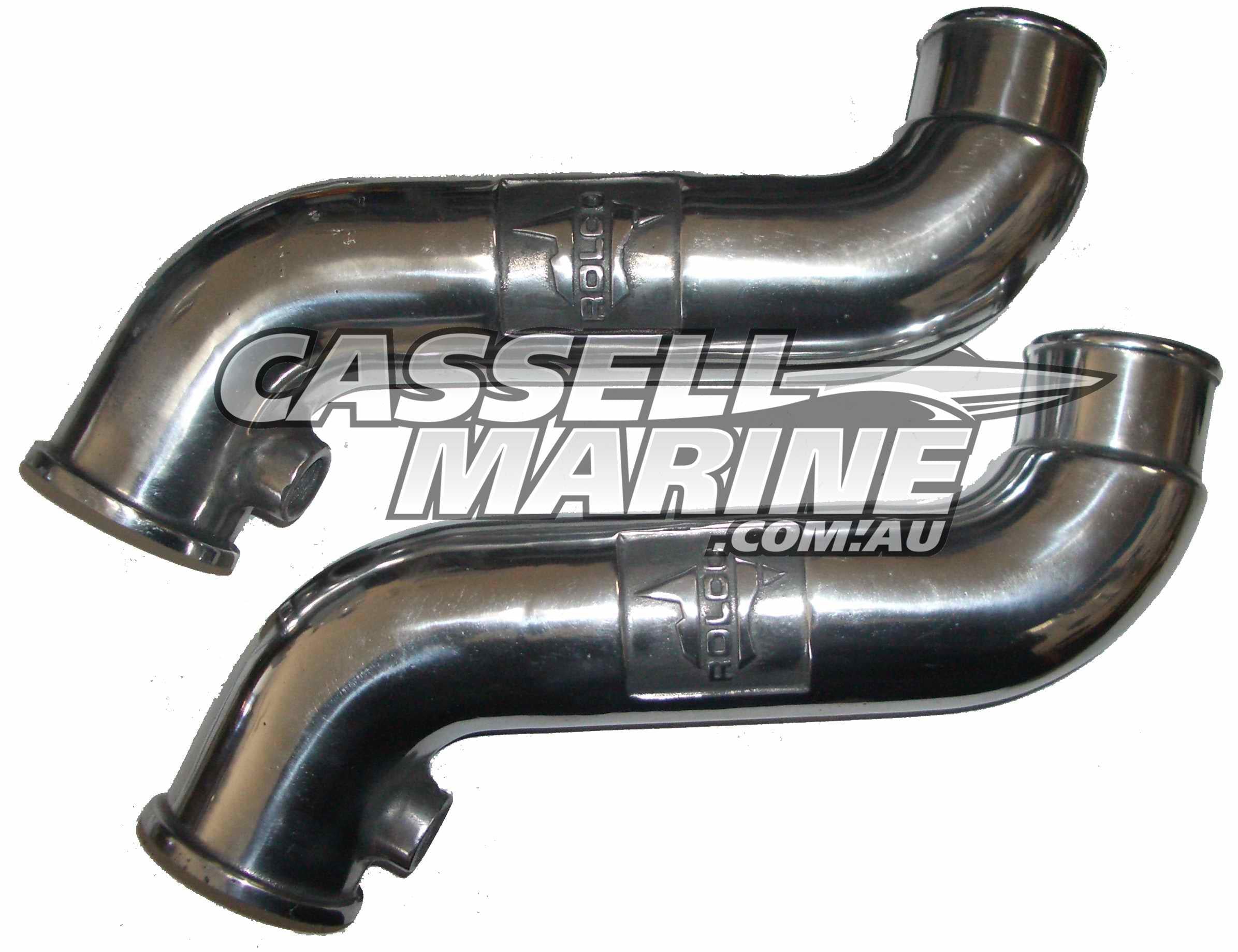 CASSELL Exhaust S Bends Aluminium Rolco suit Ski Boat