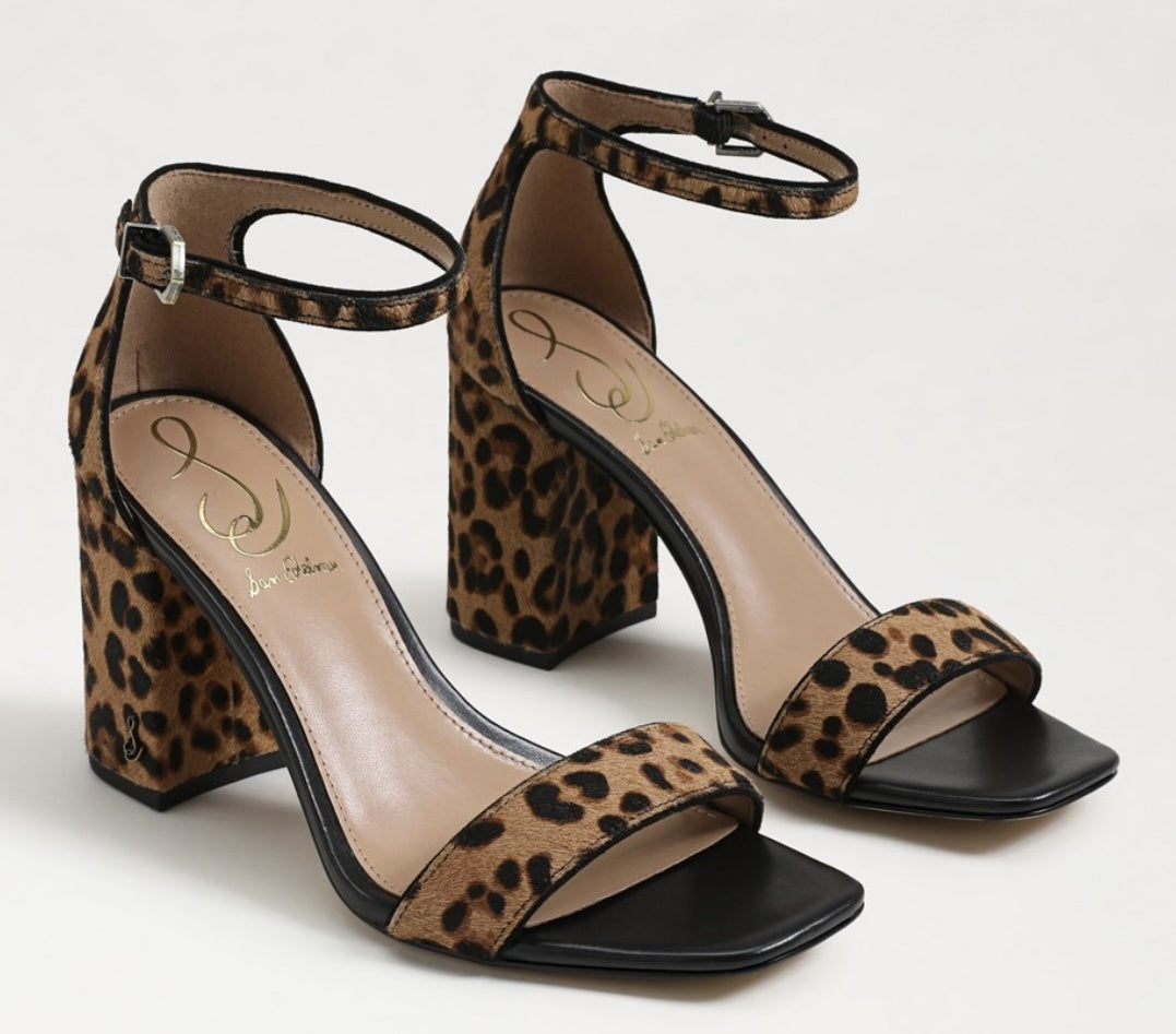 CALERES  INC.  SAM EDELMAN SHOES Sam Edelman Daniella Block Heel Leopard