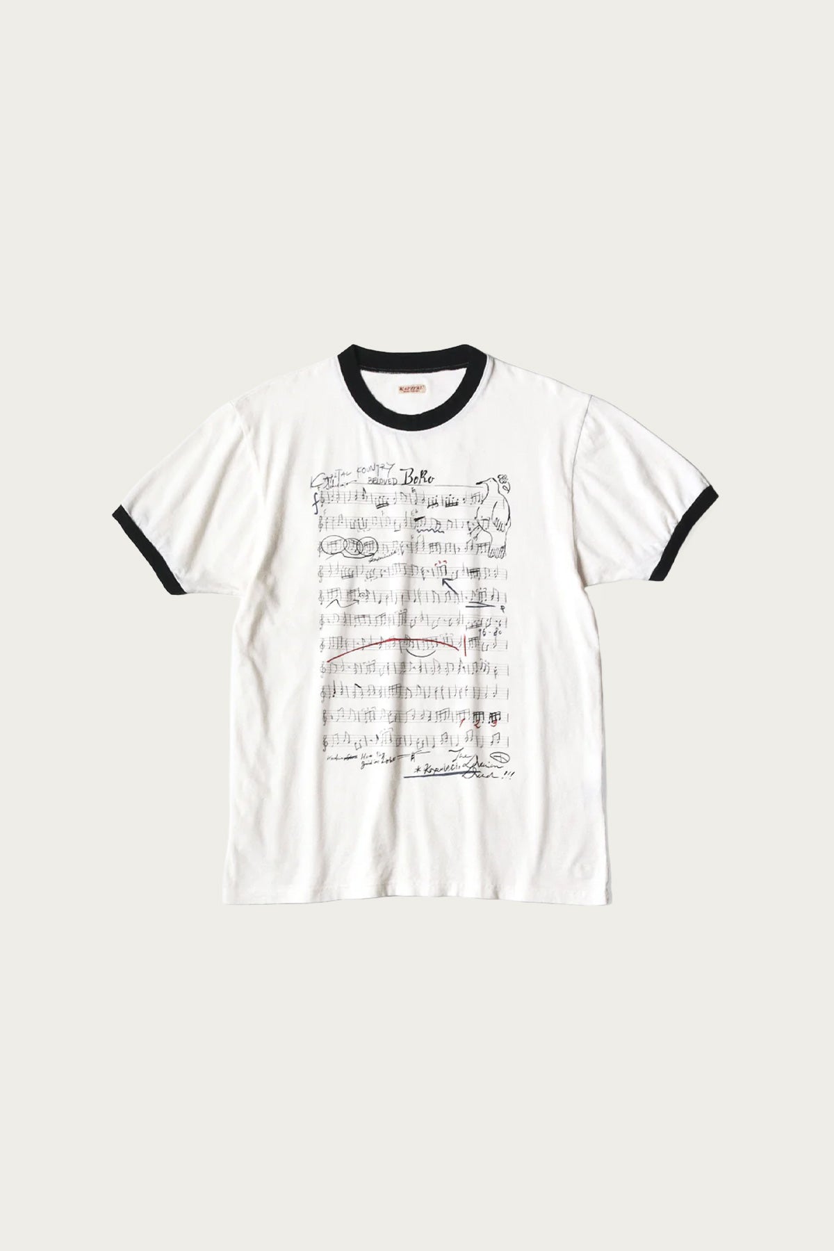 KAPITAL 20  Jersey RINGER T (BORO ELEGY)   Natural
