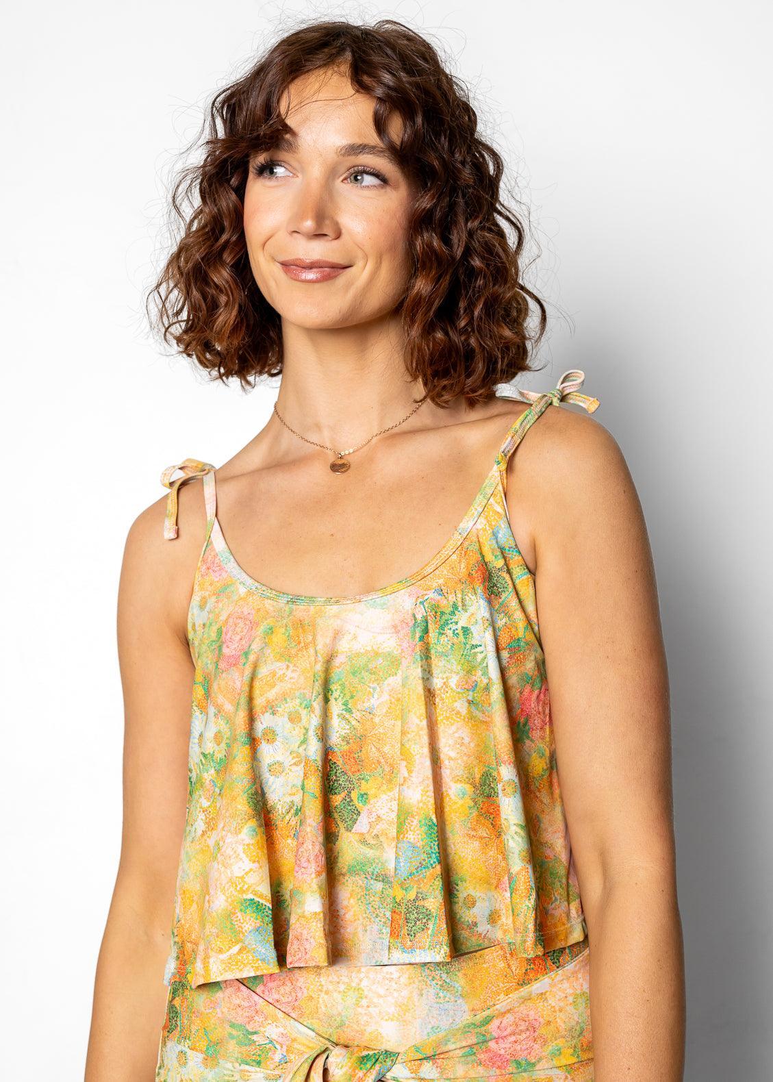 KORTNI JEANE Wonderland Floral   Swing Top