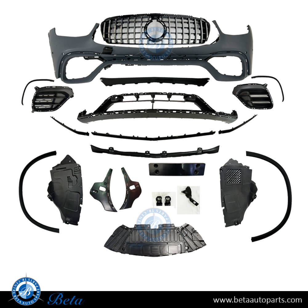 BETAAUTOPARTS Mercedes GLC Class W253 (2020 2022), Front Bumper AMG GLC63, China