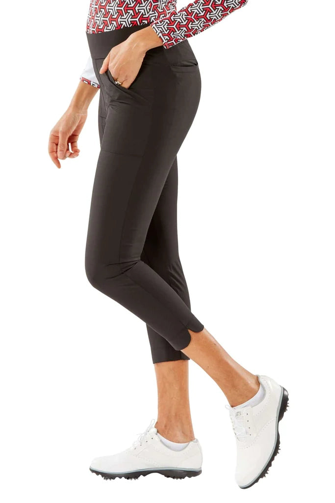 Nancy Lopez Ace ankle pants   Black