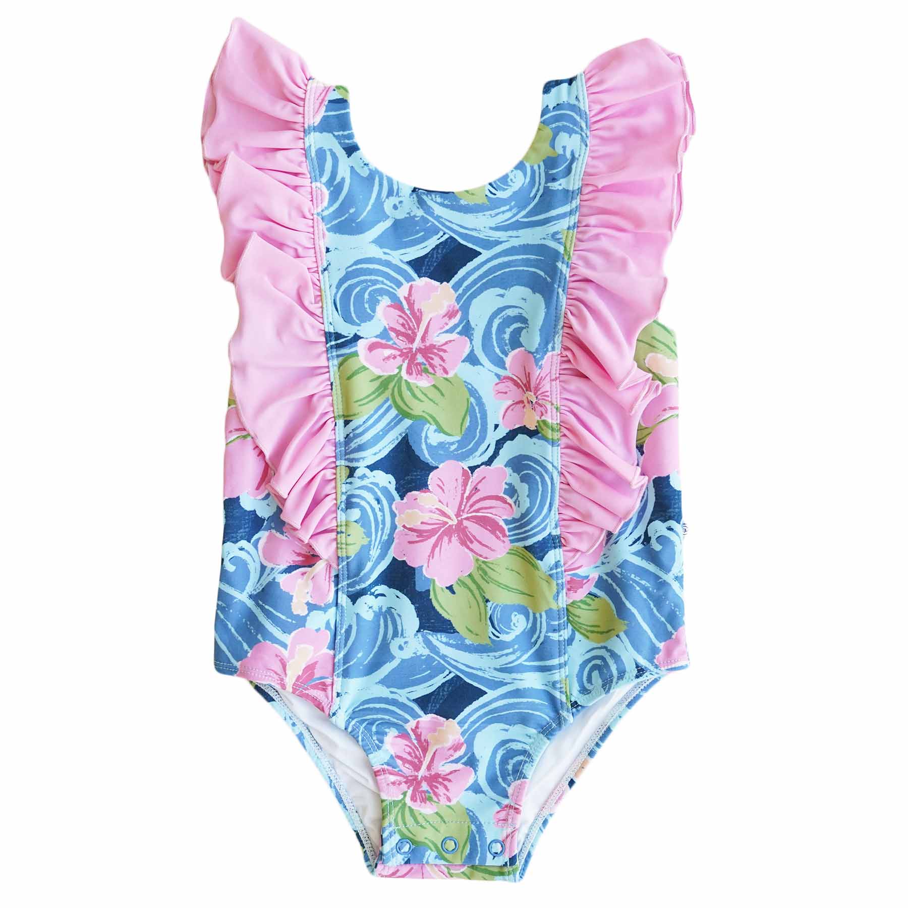 VEN10007 Double Ruffle One Piece   Ohana