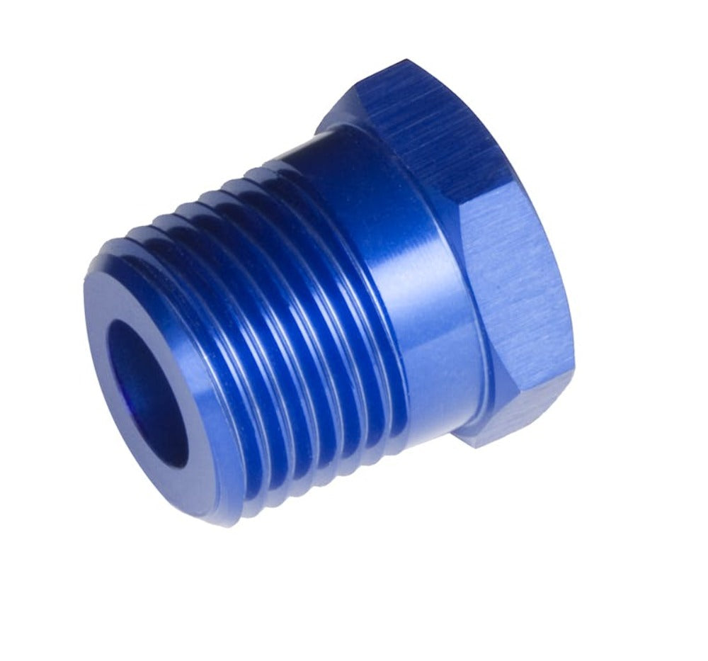 Redhorse Performance 912 12 08 1  12 (3/4in) NPT Male to  08 (1/2in) NPT Female reducer   blue