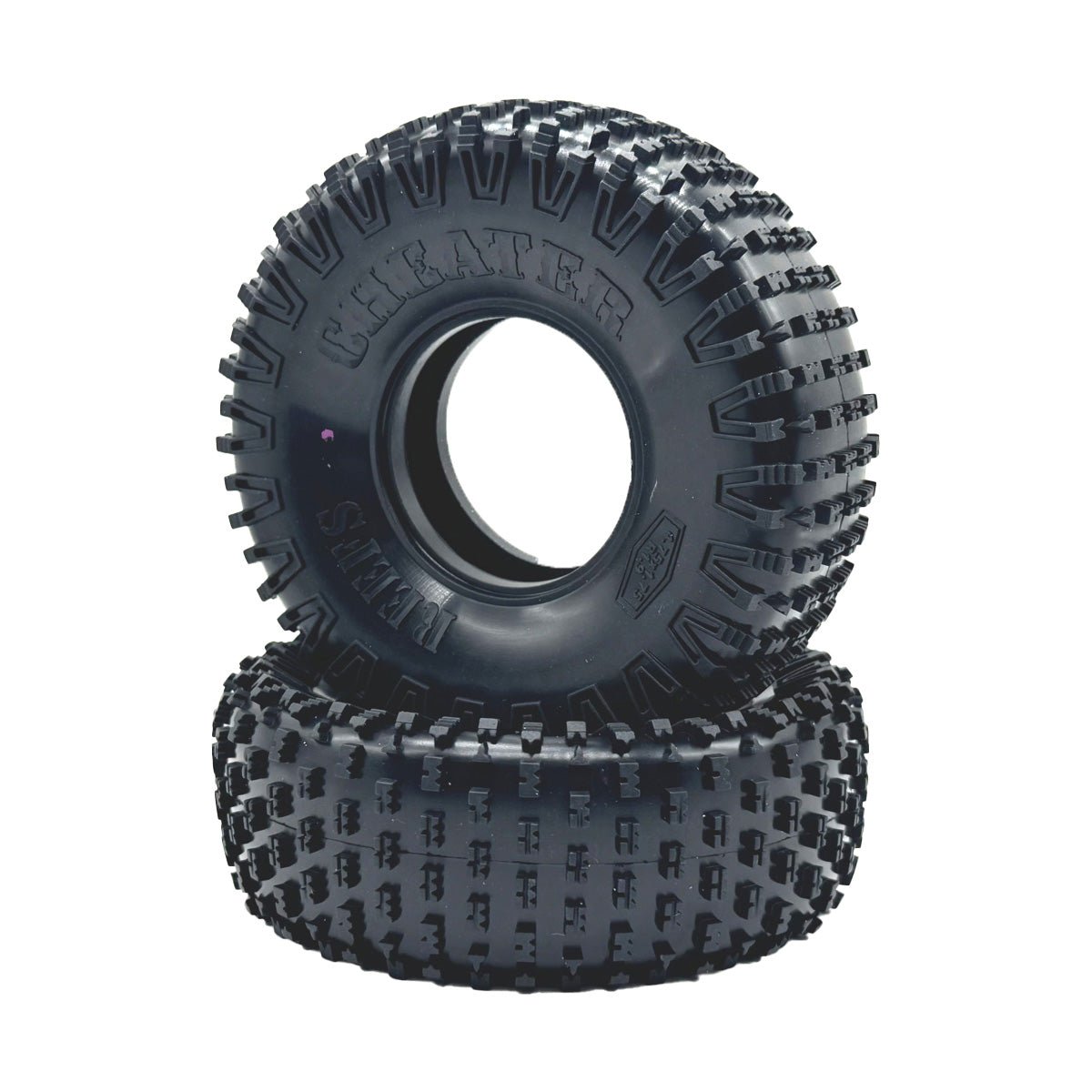 Reef's RC   Cheaters Tires 1.9 / 4.75" XP Pink Compound (2)