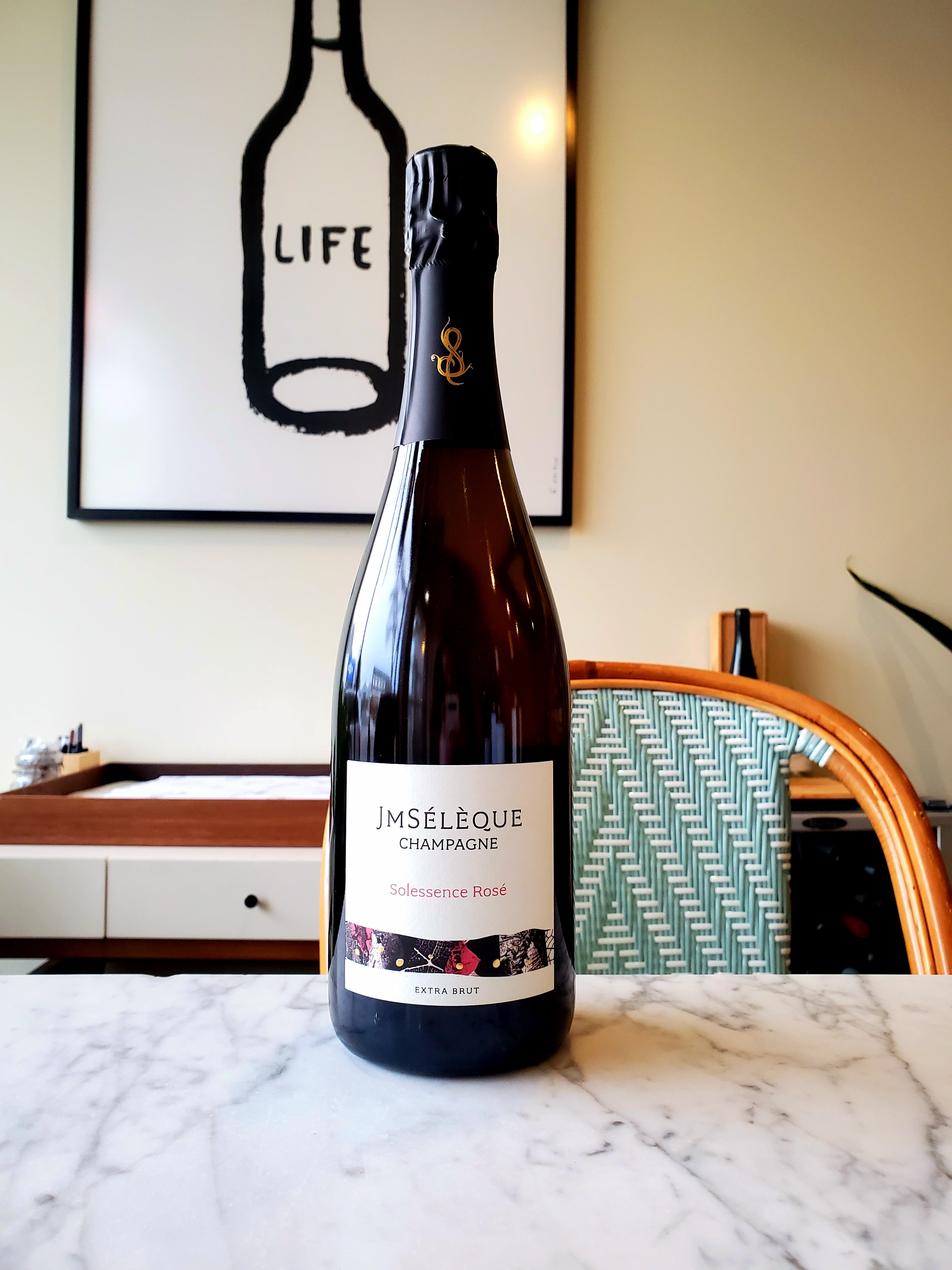 JM SELEQUE JM Sélèque 'Solessence' Rosé Extra Brut, Champagne, France NV (Disg. November 2023)