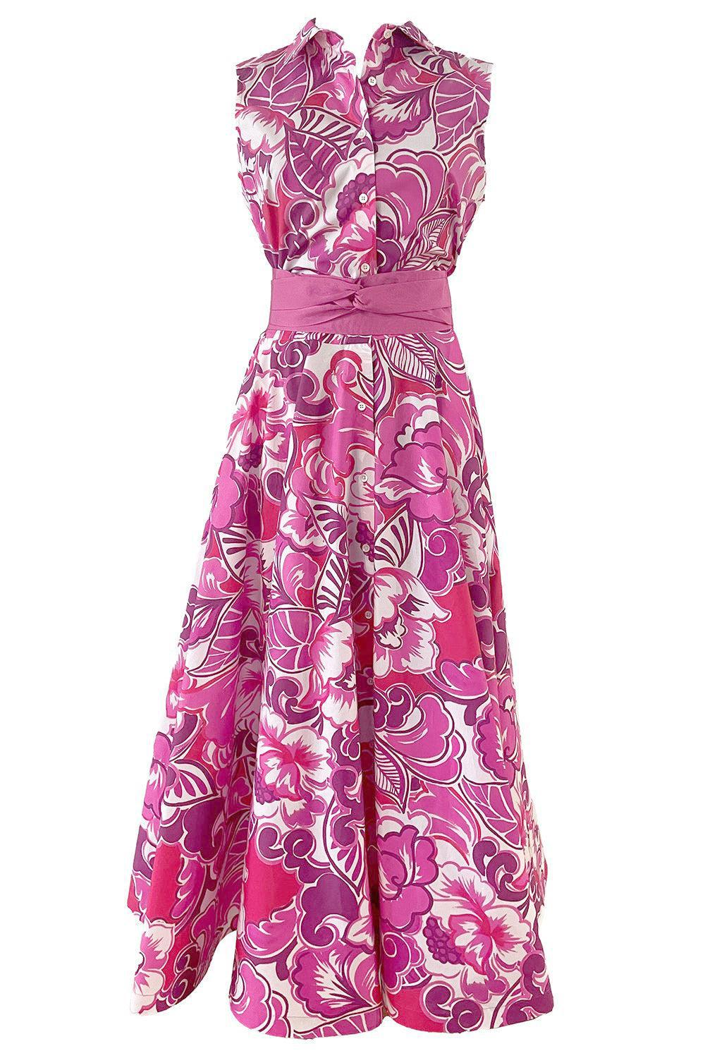 SARA ROKA Caryl Dress   Pink Flora