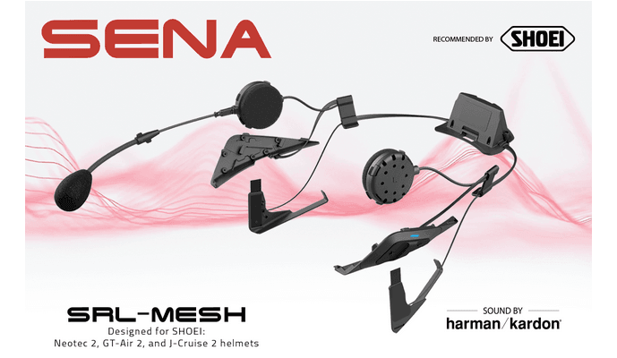 Sena SRL Mesh (Shoei Rider Link) Communication System