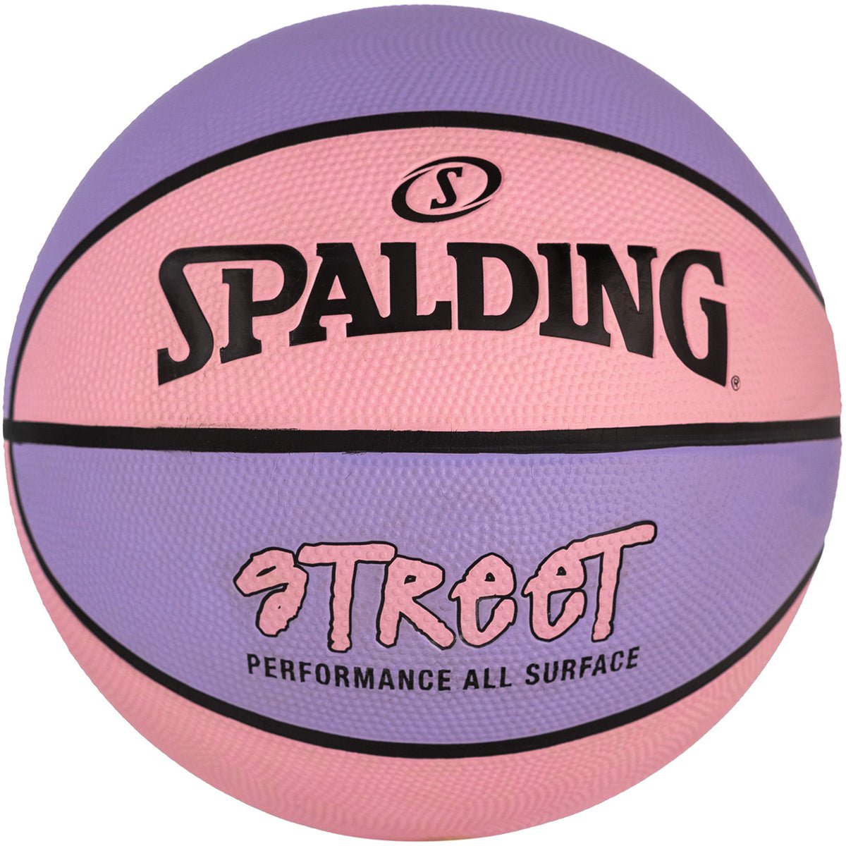 Spalding Street 28.5" Outdoor Basketball   Pink/Purple