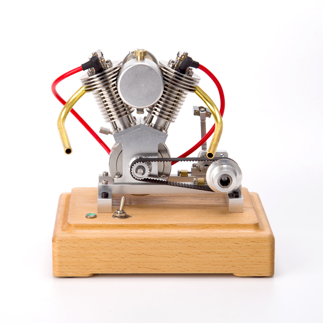 STIRLINGKIT MUSA Hoglet Mini V twin Engine  V2 Gasoline 4 Stroke Engine Motorcycle With Kickstarter