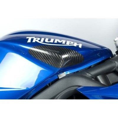 R&G Racing Carbon Fibre Tank Sliders For 2006 2012 Triumph Daytona 675
