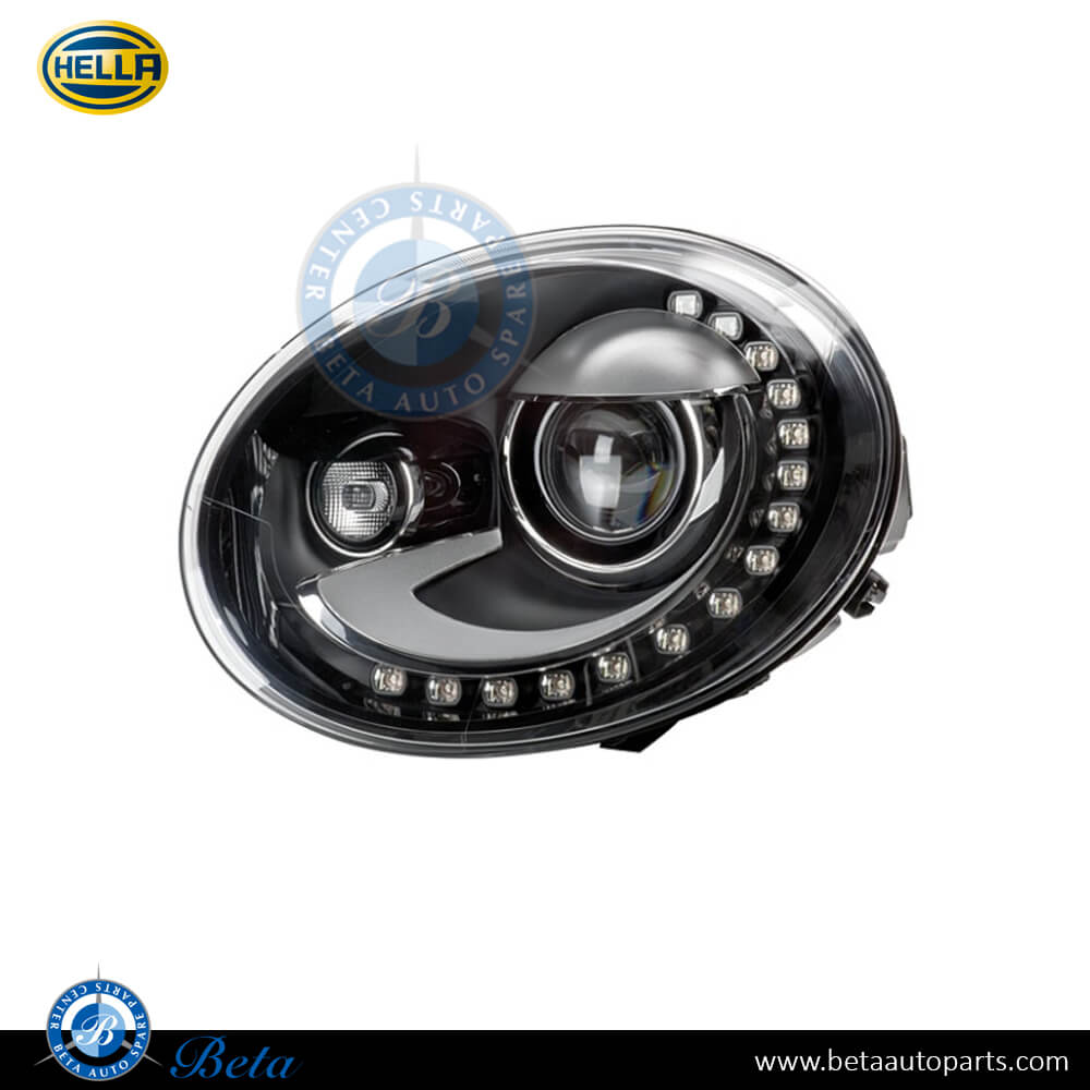 BETAAUTOPARTS Volkswagen Beetle (2012 2019), Headlamp Xenon (Left), Hella, 5C1941031E / 5C1941031J