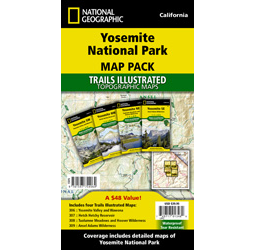 NATIONAL GEOGRAPHIC Yosemite National Park Map Pack Bundle