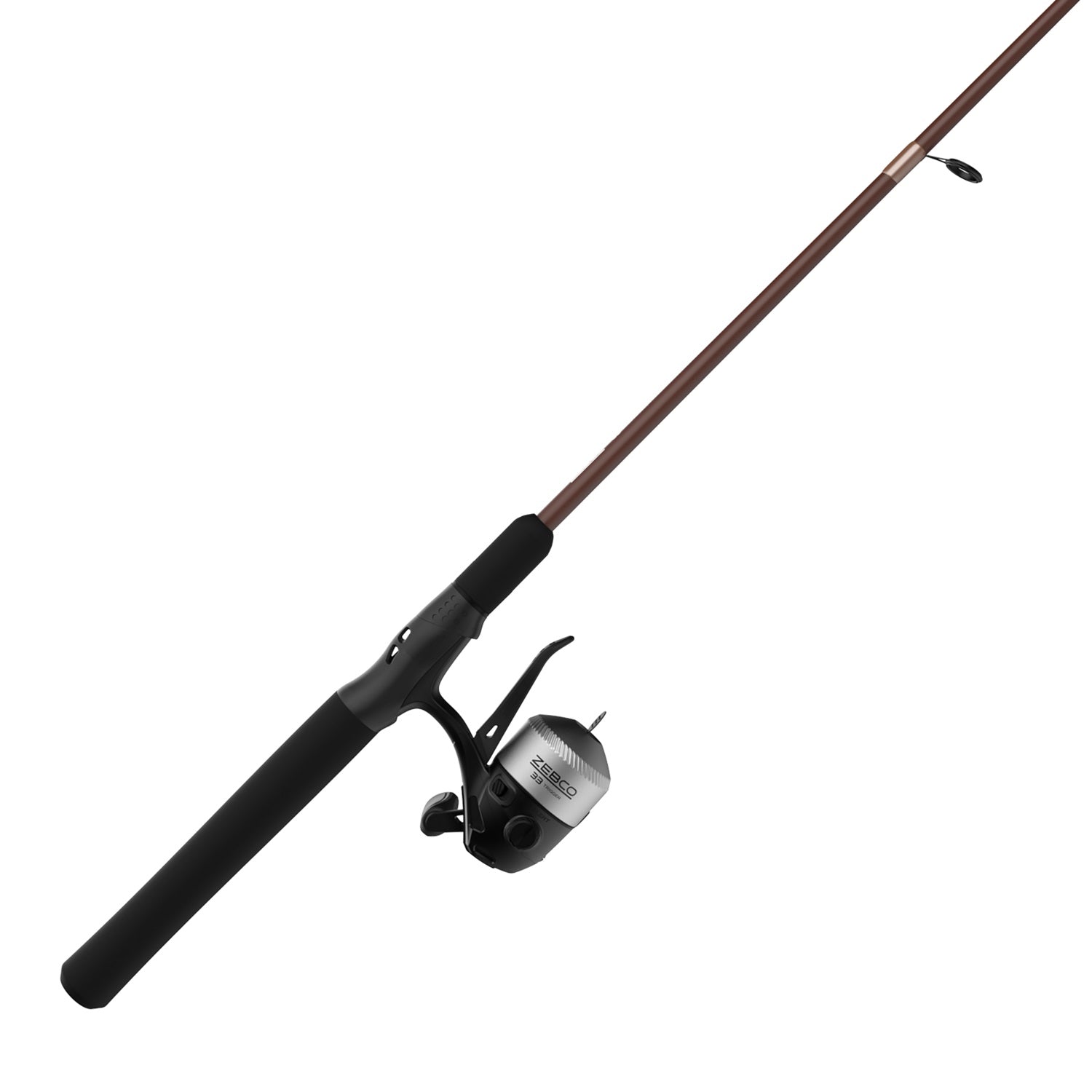 ZEBCO 33 Micro Trigger 6'6" Ultra Light 2 Piece Telescopic Spincast Combo with Trout Magnet Tackle