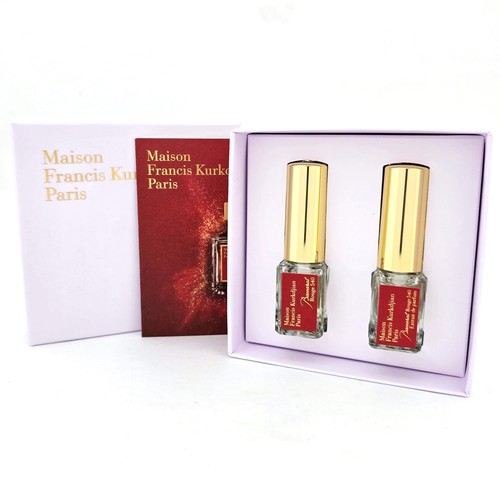 MAISON FRANCIS KURKDJIAN（BACCARAT ROUGE 540） Maison Francis Kurkdjian Baccarat Rouge 540 EDP & Extrait 2x 0.17oz 5mL New Set