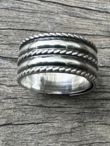 David Andersen Sterling Silver Ring Norway Norwegian Vintage Estate Saga Viking