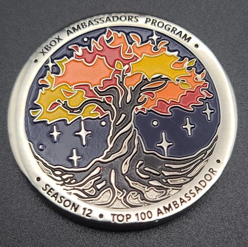 XBOX Ambassador Top 100 Coin Medal Reward Rare Promo Live Microsoft Season #12