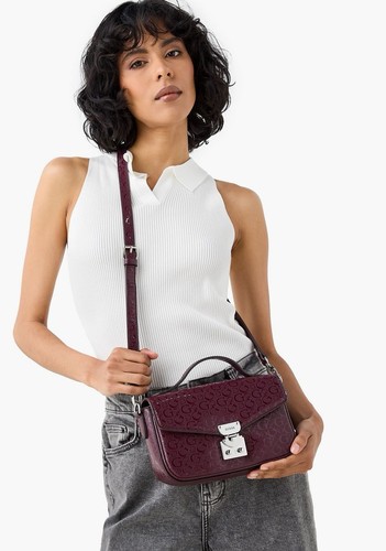 Guess Dark Red Cross body hand bag