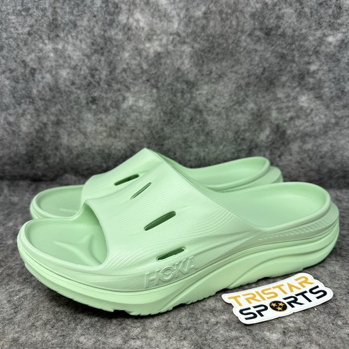 HOKA RECOVERY Hoka Ora Recovery Slide 3 Mens Size 10 Womens Size 12 Lime Glow 1135061 LGLGL