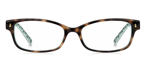Kate Spade LUCYANN Eyeglasses Women Havana Pattern Green 51mm New 100% Authentic