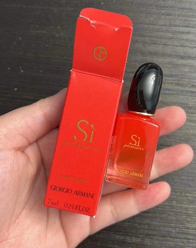 GIORGIO ARMANI SÍ PASSIONE Mini Sz 0.24 fl.oz   7 ml Splash Dabber   New in Box